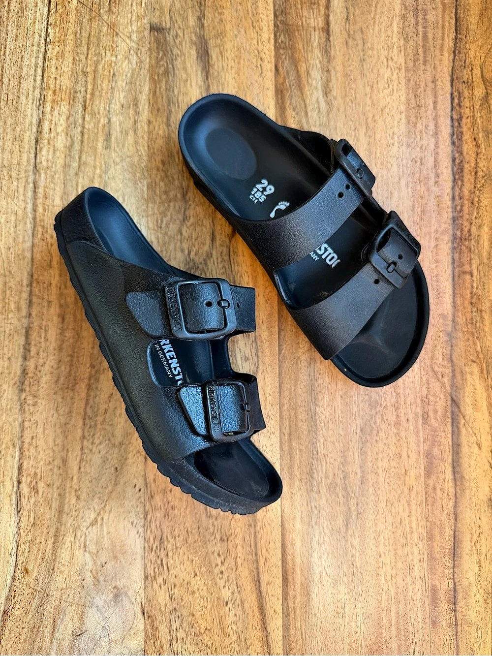 Kids Birkenstock Arizona EVA Sandals Black EU 29